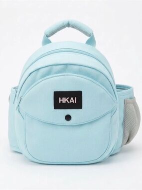 HKA I Light Blue Kids Backpack with Front Pocket